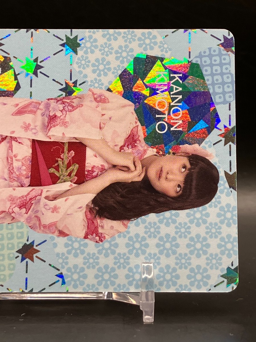 Kanon Kimoto HKT48 Official Card TCG Holo Rare Japanese idol Kanon Kimoto HKT48 Official Card TCG Holo Rare Japanese idol