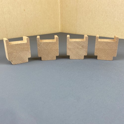 Four Wooden Track Supports Risers for a Wooden Railway Layout - Picture 7 of 9