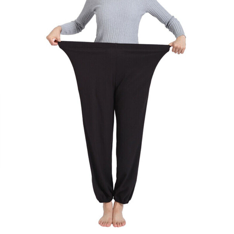 Women Plus Size Pant Bloomers Kung Fu Tai Chi Loose Pyjama Trousers ...