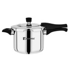 Bergner Pura Stainless Steel Pressure Cooker with Outer Lid, 3.5 Ltr- Free Ship