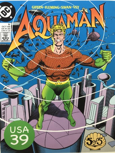 2005 DC Comics USPS Postcards Lot Of Two Aquaman Curt Swan Al Vey Jim Aparo - Picture 6 of 7