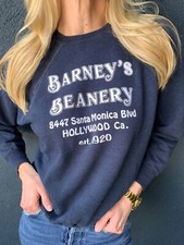 VINTAGE 70s - 80s BARNEY'S BEANERY LOS ANGELES L.A. DIVE BAR SWEATSHIRT MEN SZ S