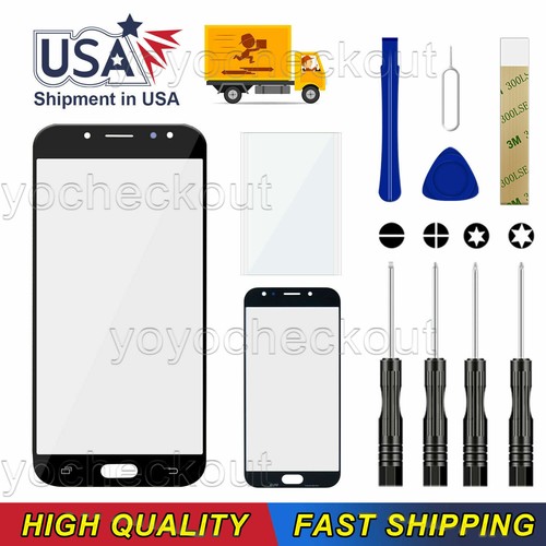 Per Samsung Galaxy J7 Pro SM-J730GM/DS Schermo lente vetro di ricambio - Foto 2 di 10