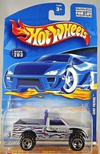 2000 Hot Wheels Mainline/Collector #203 SURF PATROL P/U Gray-Purple w/RZR Spokes