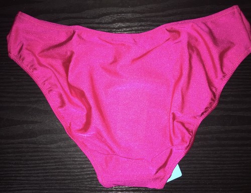 GOTTEX Glamorous Pink Bikini With Gold Tone Metallic Embellishment Size 10 - Picture 10 of 12