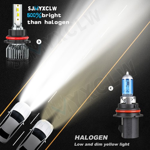 For Ford E-150 Econoline Van 2-Door 5.4L 1994-2002 LED Headlight Fog Light Bulbs - Picture 6 of 13