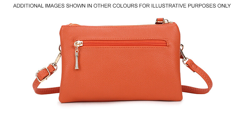Small Plain Clutch Bag Purse with Wristlet Ladies Handbag Long Adjustable Strap - Picture 693 of 745