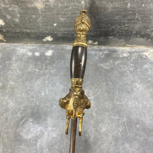 Outil cérémoniel de confrérie américaine, franc maçonnerie USA, objet de culte, - Photo 8/11