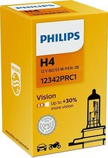 PHILIPS Glühlampe, Birne Auto Scheinwerfer H4 12 V 60/55 W P43t-38