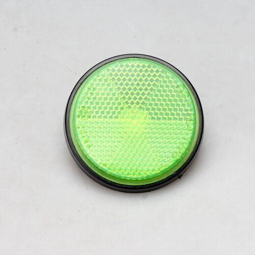 4X Universal Screw Mount Round Warning Reflector for Bike Motorcycle M6x1.0 - Picture 12 of 14
