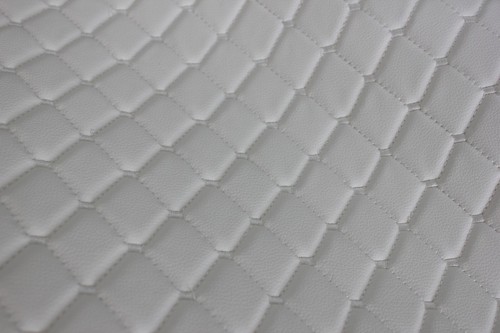 Quilted Vinyl Grain Faux Leather Upholstery Fabric Diamond | 2"x2" -4mm Foam 55" - Picture 160 of 199