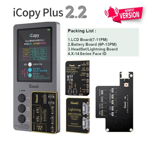 QianLi iCopy Plus 2.2 PROGRAMMER FOR TRUE TONE/BATTERY For 15 Pro MAXyC - Picture 12 of 15