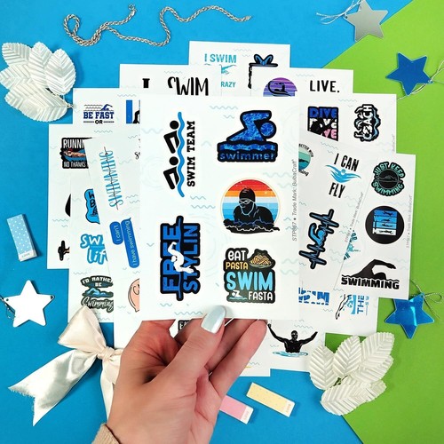 93 Swimming Stickers Collection - Picture 5 of 9