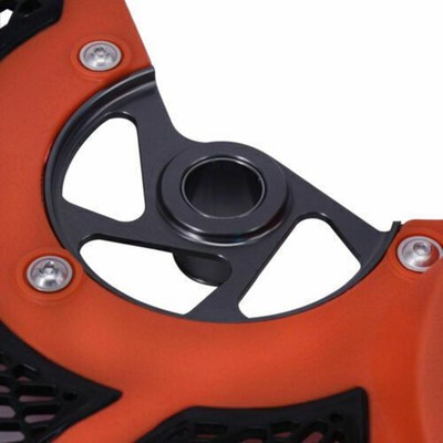 Flo Motorsports Orange Aluminum Front Rotor Guard For KTM 125-530 (2007-2014) – EXC, XCW, SX