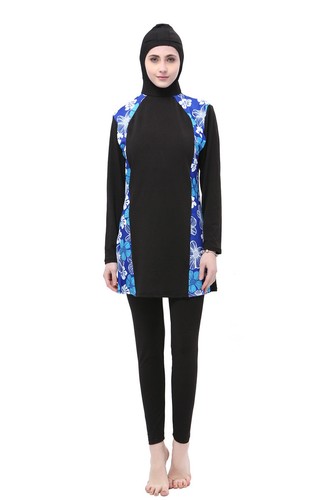Muslim Women Full Cover Swimwear Islamic Modest Swimsuit Burkini Swim Beachwear - Picture 20 of 30