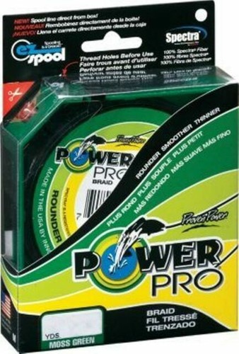 Power Pro Spectra Fiber Braided Fishing Line, Moss Green, 1500YD