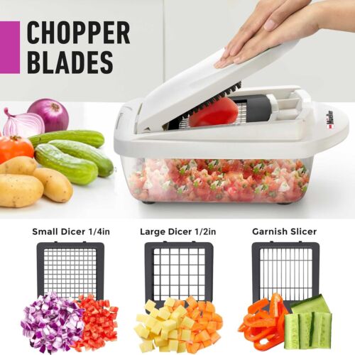 Blade Vegetable Chopper, Onion Mincer, Cutter, Dicer, Egg Slicer with Container - Picture 5 of 8