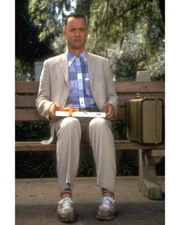 Forrest Gump Tom Hanks On Bench With Box Of Chocolates 16x20 Canvas Giclee