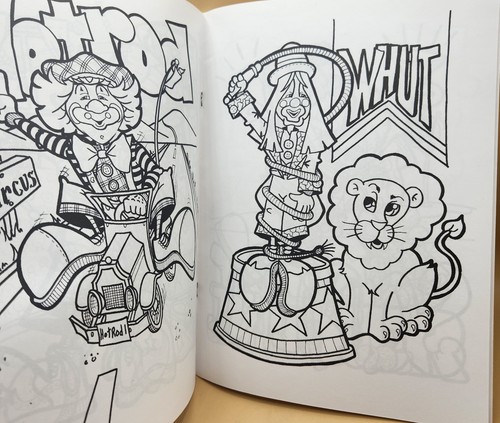 Hella Clowns Dallas Shriners Coloring Book, BRAND NEW - Picture 6 of 8