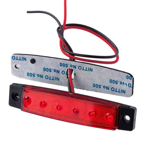 10 pcs 12V 6LED INDICATOR SIDE MARKER LIGHT TRUCK TRAILER BOAT LORRY E mark LAMP - Picture 19 of 30