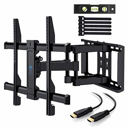 Echogear EGLF1BK Full Motion TV Wall Mount for 37 70 inch TV