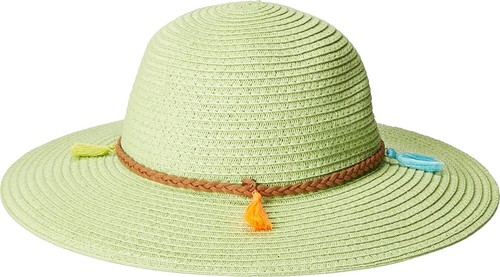 Appaman 178206 Girls Kids Straw Dakota Sun Hat Lime Sherbet Size X-Large - Picture 2 of 3