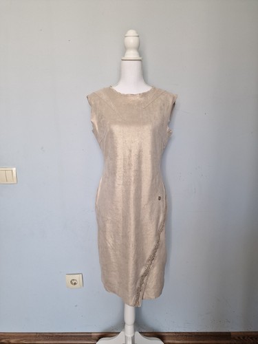 Women's Sportalm silver gray sleeveless dresses dress size 38 - Picture 7 of 17