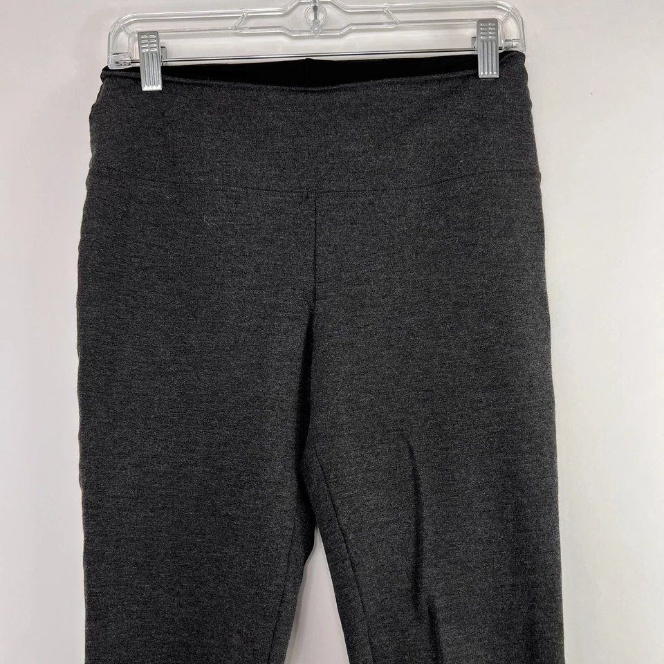 Leggings Liz Claiborne Studio para mujer gris medio elásticos tiro medio Foto 2 de 4