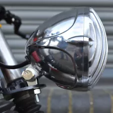 Chrome Motorcycle Front Headlight For Harley Chopper Bobber Cafe Racer Cruiser