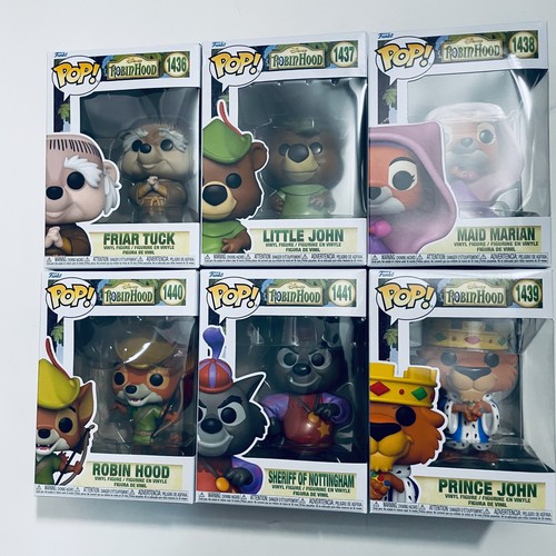 Funko POP! Disney Robin Hood Complete Set of 6 - Bild 2 von 6