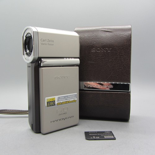 Sony Handycam HDR-TG3 Handheld High Definition Camcorder Silver Tested