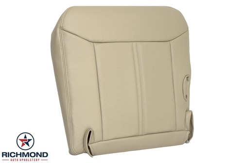 2006 Lincoln Towncar Signature Limited-Driver Side Bottom Leather Seat Cover Tan - Picture 2 of 17