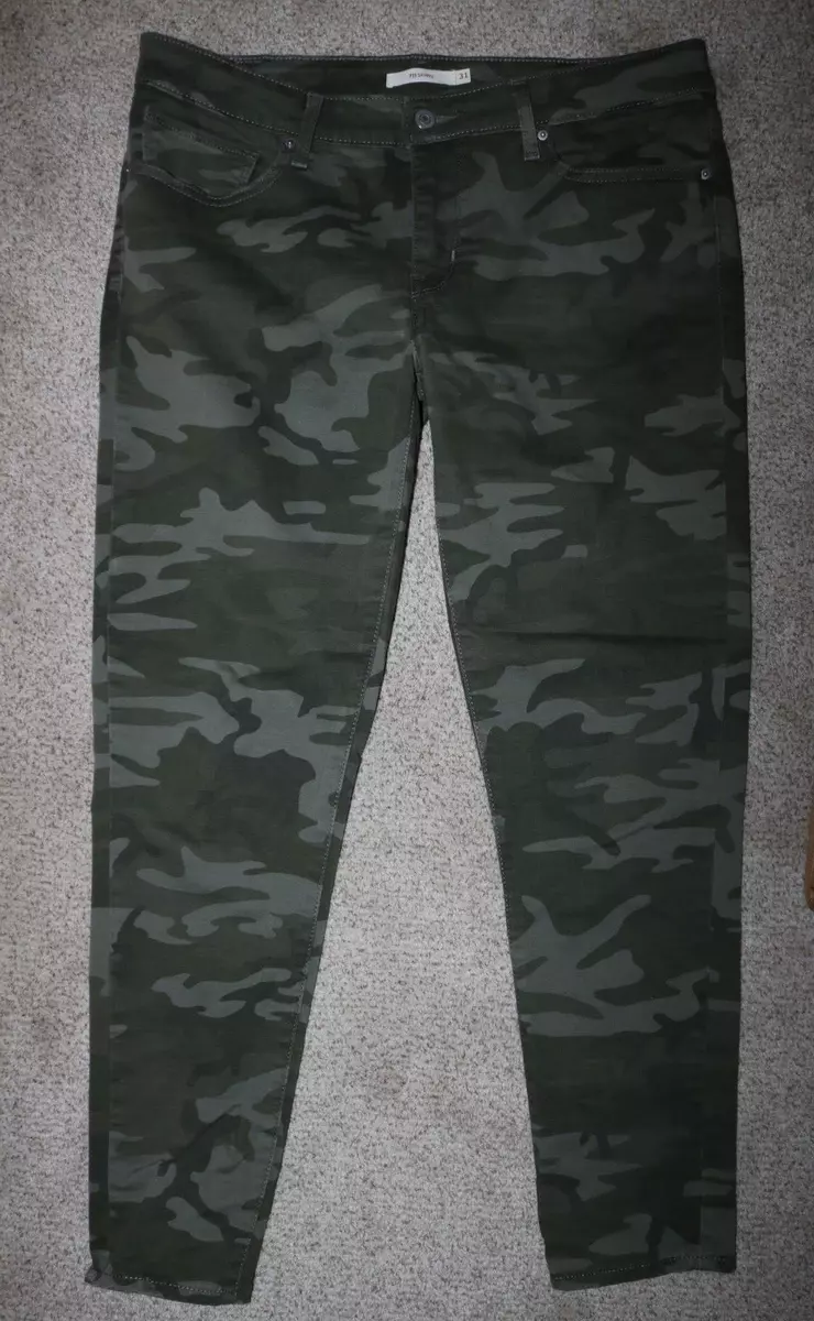 Levis camo jeans womens top