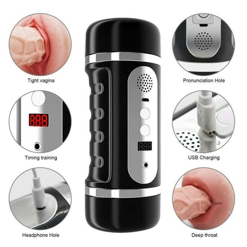 Pocket-Pussy-Cup-Men-Male-Masturbator-Stroker-Vagina-Toy-Vibrator-For ventes exceptionnelles Men