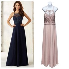 229 NEW Morilee by Madeline Gardner Sz 10 Party Bridesmaid Wedding Dress Gown