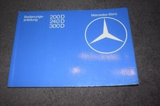 Operating Instructions Manual Mercedes W123 200D-300D Unused