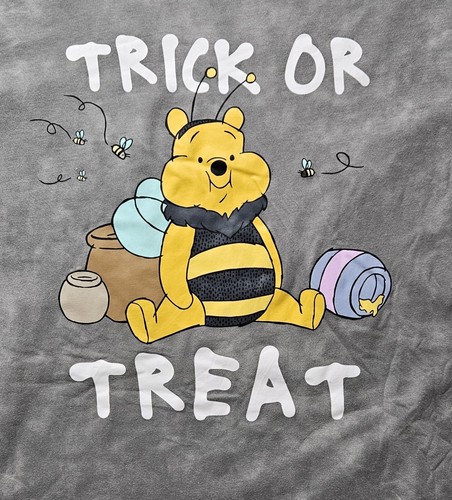 Winnie the Pooh "Trick or Treat" Women's Halloween T-Shirt, Size XS (0-2) - Picture 2 of 7