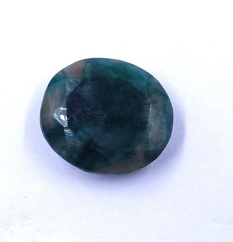 Lab-Created NC 22-25Ct l Oval Cut Brazil Emerald Loose Gemstone 24N - Picture 3 of 5