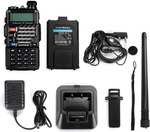BAOFENG UV-5R+ Plus Two Way Radio Long Range Rechargeable Qualette Series - Picture 3 of 6