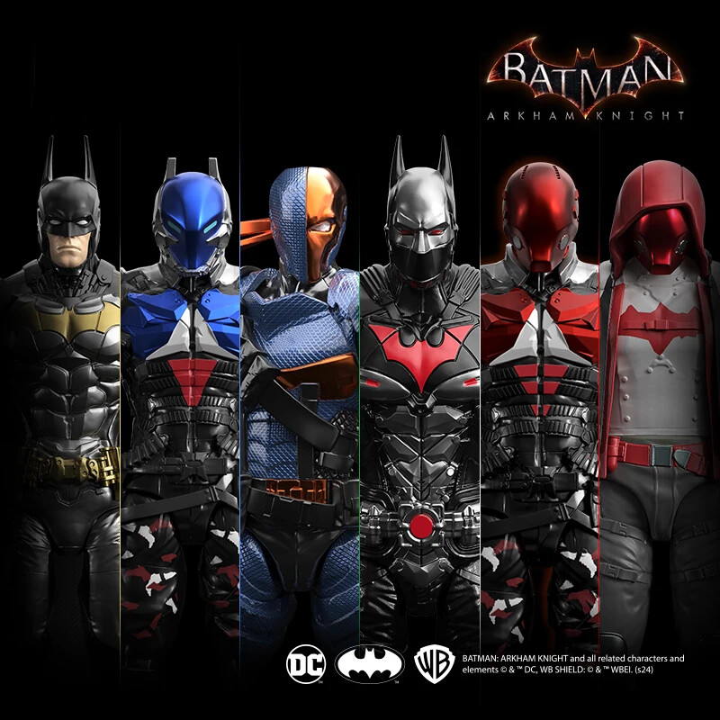 9pc F5 Batman Arkham Knight Assembled Model Blind Box