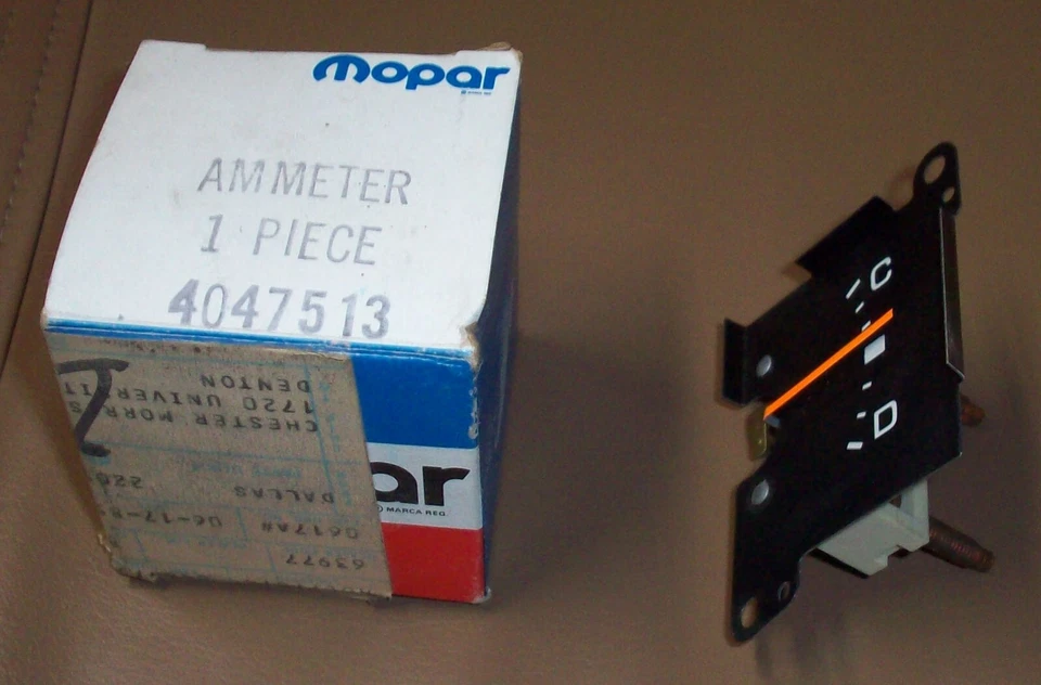 1980 - 1983 Dodge Mirada / Chrysler Cordoba Ammeter NOS Mopar 4047513 80 - 83 - Image 4 of 4
