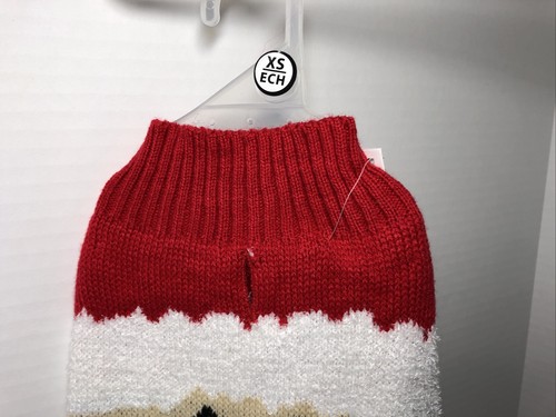 Pet Christmas Santa Sweater XS by Holiday Time - Picture 3 of 9