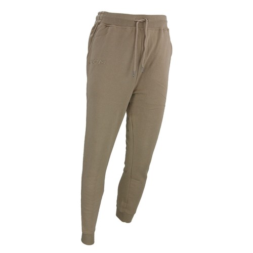 CCM Core Fleece Cuffed Jogger (PFC3CA) Size Senior/Adult-Sand - Picture 1 of 3