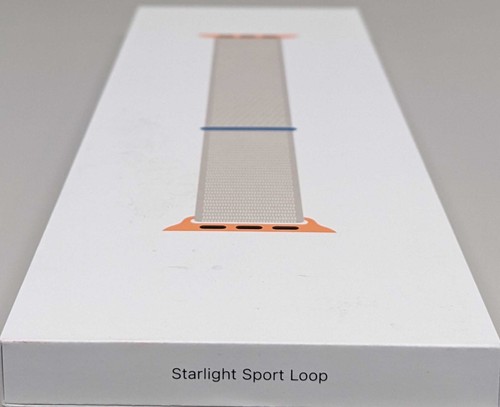 Genuine Apple Watch Sport Loop (45mm ) for Apple Watch Series 9 - Starlight - Zdjęcie 3 z 3