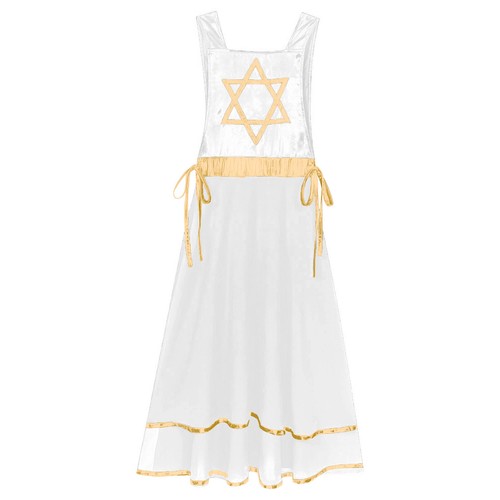 Damen Lobpreis Tanz Kleid Tunika Overlay Hexagramm Gottesdienst Tanz Kostüm - Bild 28 von 59