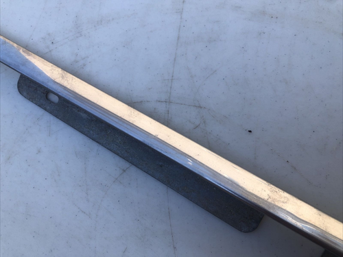 CORONET GTX ROAD RUNNER REAR UPPER DOOR PANEL CHROME MOLDING TRIM STRIP LEFT - Picture 7 of 21