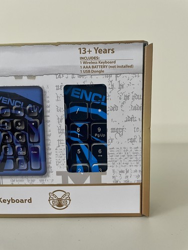 NIB Harry Potter Wireless Keyboard Ergononmic 108 Keys Windows Compatible - Picture 5 of 5