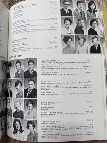VTG 1969  College Yearbook Illinois State Bloomington Normal, Illinois - Picture 10 of 15