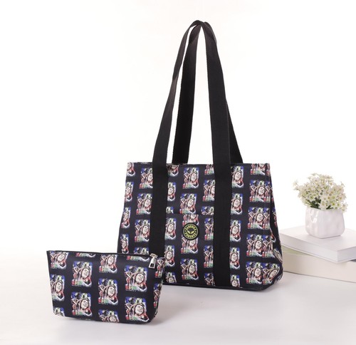 Diseño Temporada Nylon Arrugado Mujer Hombro Medio con Bolsas de Cosméticos 2 en 1 - Imagen 34 de 36