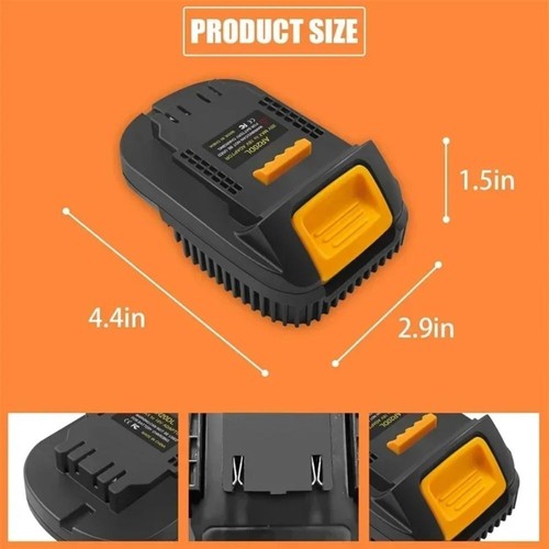 Plug Play Battery Converter for DeWalt/Makita/Bosch/Milwaukee/Ridgid - Picture 2 of 15